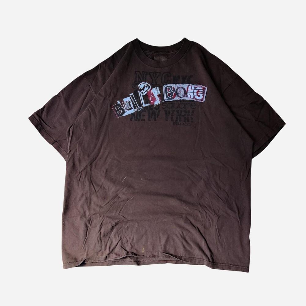 Y2K Billabong Brown Tee